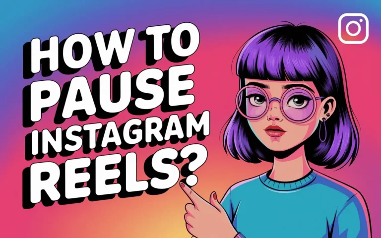 How To Pause Instagram Reels and how to use scroll bar?