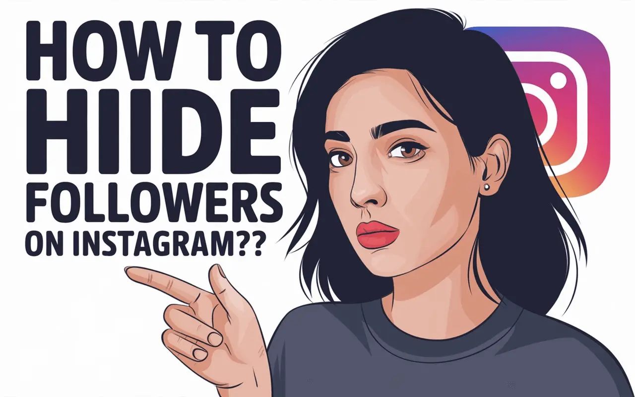 how to hide followers on instagram?