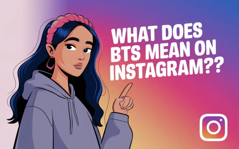 what does BTS means on Instagram?